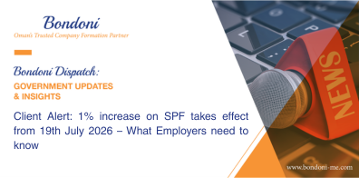 Client Alert: 1% increase on SPF takes effect from 19th July 2026 – What Employers