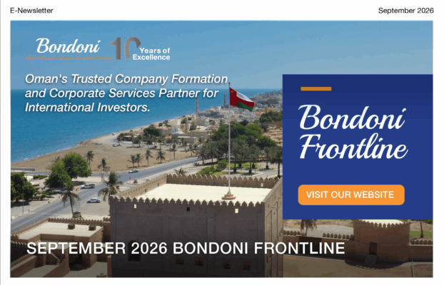 Bondoni Frontline September 2026 – Growing with Oman’s Evolving Business Landscape